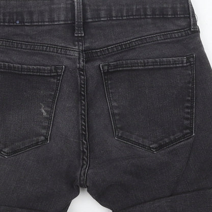 Gap Womens Grey Cotton Skimmer Shorts Size 25 in L6 in Regular Button