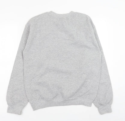 Gildan Womens Grey Cotton Pullover Sweatshirt Size S Pullover - NASA