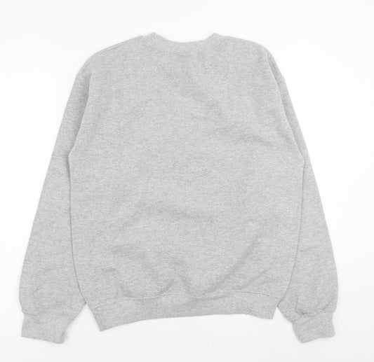 Gildan Womens Grey Cotton Pullover Sweatshirt Size S Pullover - NASA