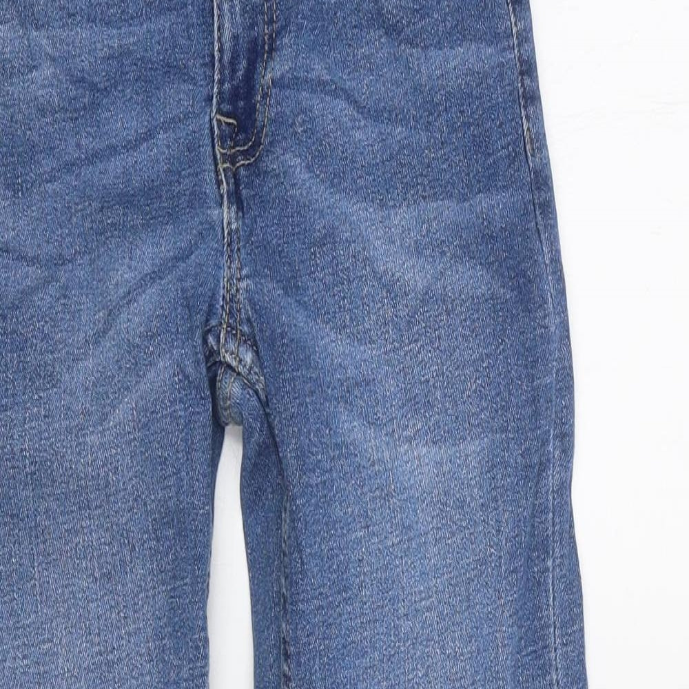 Zara Womens Blue Cotton Skinny Jeans Size 24 in L24 in Regular Zip