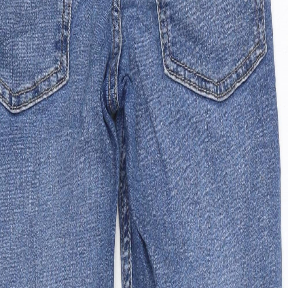 Zara Womens Blue Cotton Skinny Jeans Size 24 in L24 in Regular Zip