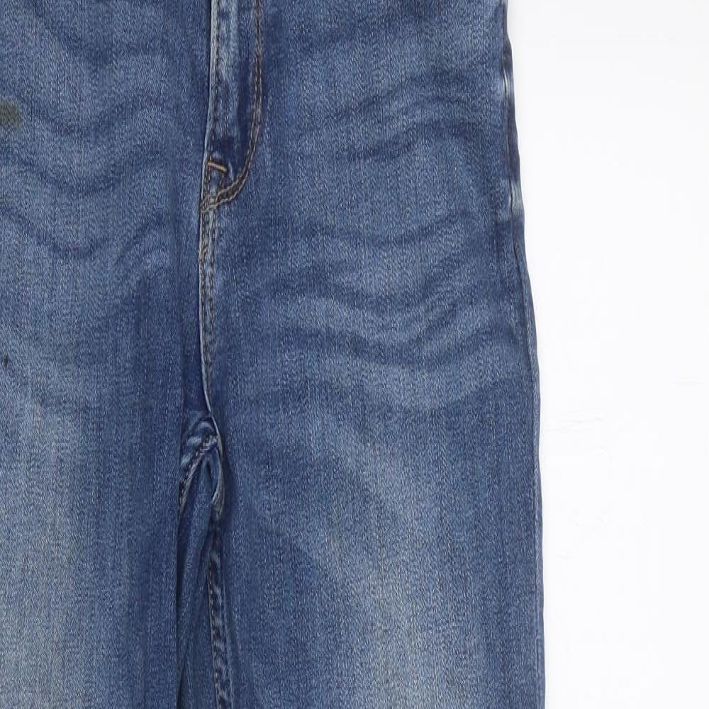 Lee Mens Blue Cotton Skinny Jeans Size 28 in Regular Zip