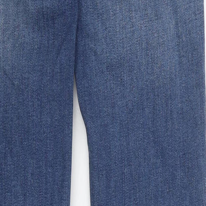 Lee Mens Blue Cotton Skinny Jeans Size 28 in Regular Zip