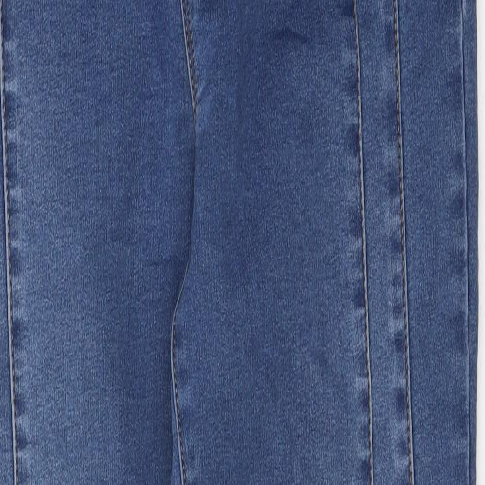 George Womens Blue Cotton Skinny Jeans Size 10 Regular