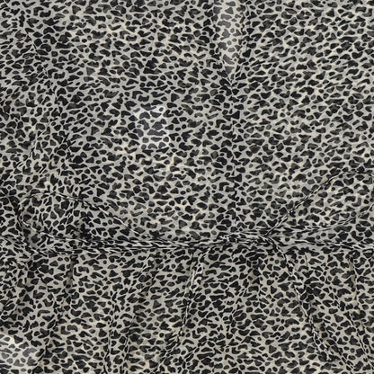 Primark Womens Multicoloured Animal Print Polyester Basic Blouse Size 12 Round Neck - Leopard Print
