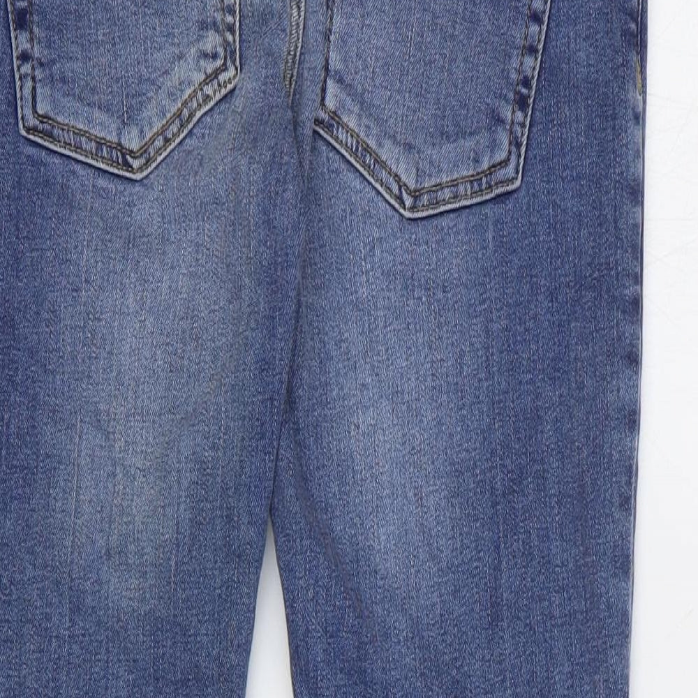 ASOS Womens Blue Cotton Skinny Jeans Size 26 in L26 in Regular Zip