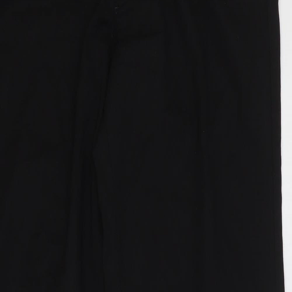 NEXT Mens Black Cotton Straight Jeans Size 32 in Regular Zip