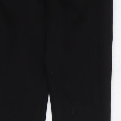 Denim & Co. Womens Black Cotton Skinny Jeans Size 6 Regular Zip