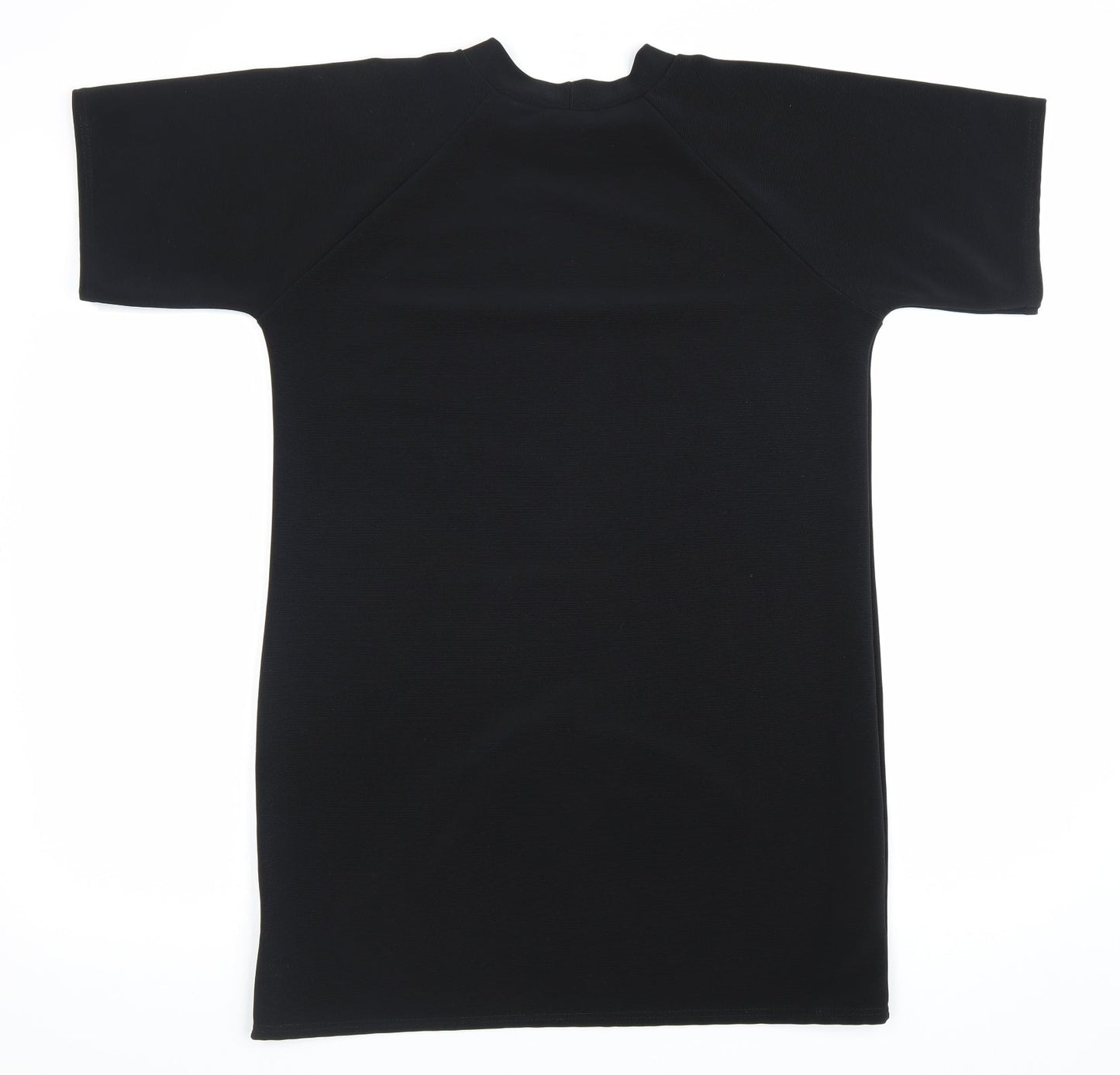 Missguided Womens Beige Polyester Jumper Dress Size 12 Crew Neck Pullover