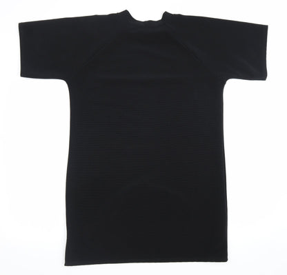 Missguided Womens Beige Polyester Jumper Dress Size 12 Crew Neck Pullover