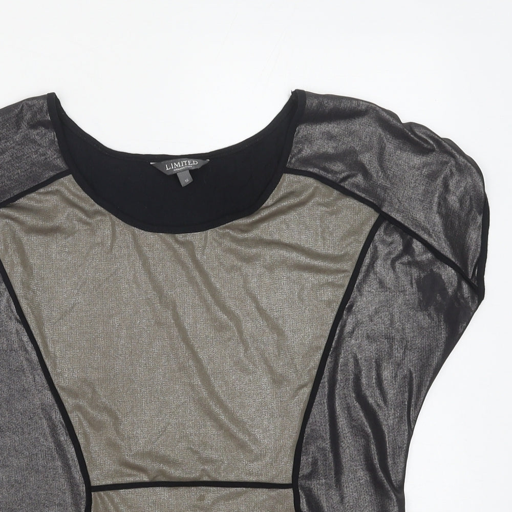 Womens UK Size 10 Marks and Spencer Black Basic Blouse