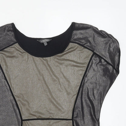 Womens UK Size 10 Marks and Spencer Black Basic Blouse