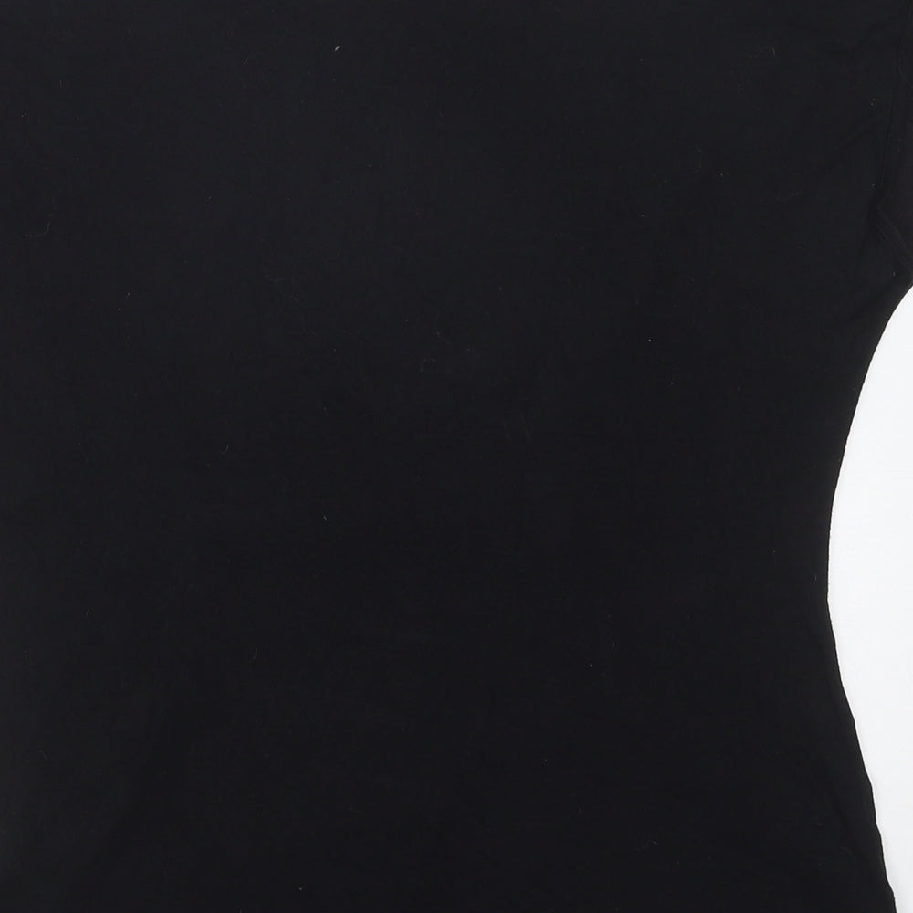Womens UK Size 10 Marks and Spencer Black Basic Blouse