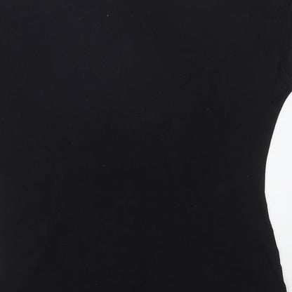 Womens UK Size 10 Marks and Spencer Black Basic Blouse