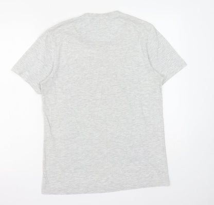 Mens UK Size S Burton Grey  T-Shirt