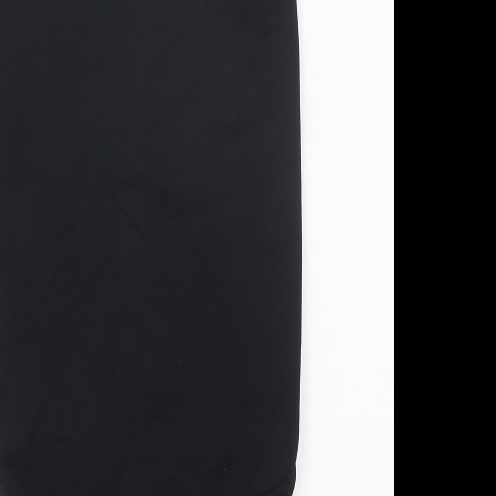 Womens UK Size M Preworn One-Piece Black Bodysuit