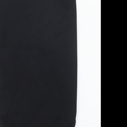 Womens UK Size M Preworn One-Piece Black Bodysuit
