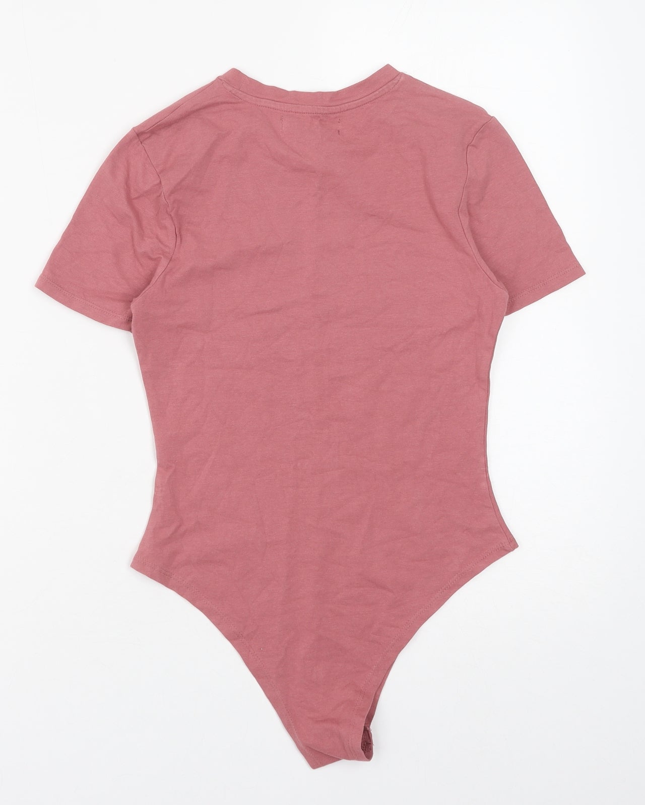 Primark Womens Red Polyester Bodysuit One-Piece Size XS Snap