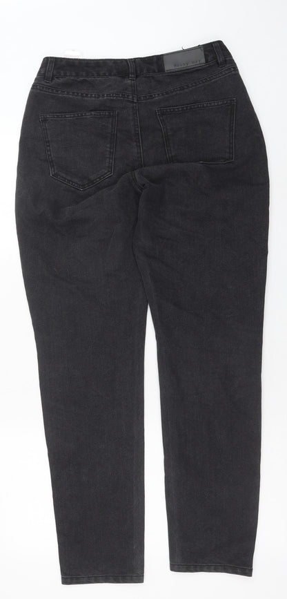 Noisy may Womens Grey Cotton Skinny Jeans Size 29 in L30 in Regular Button