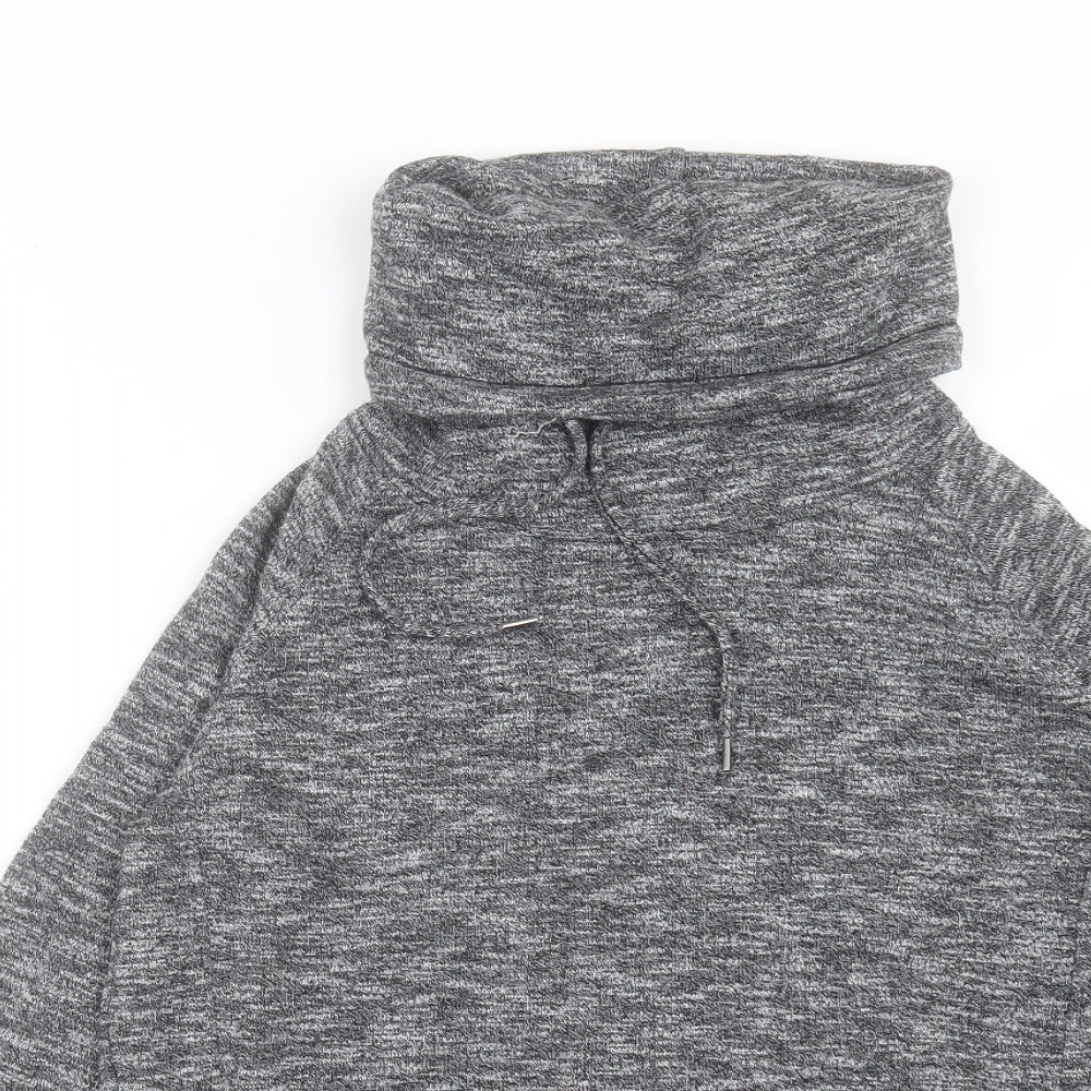 Atmosphere Womens Grey Polyester Pullover Sweatshirt Size 12 Pullover