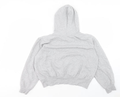 H&M Womens Grey Cotton Pullover Hoodie Size S Pullover