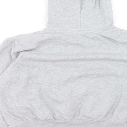 H&M Womens Grey Cotton Pullover Hoodie Size S Pullover
