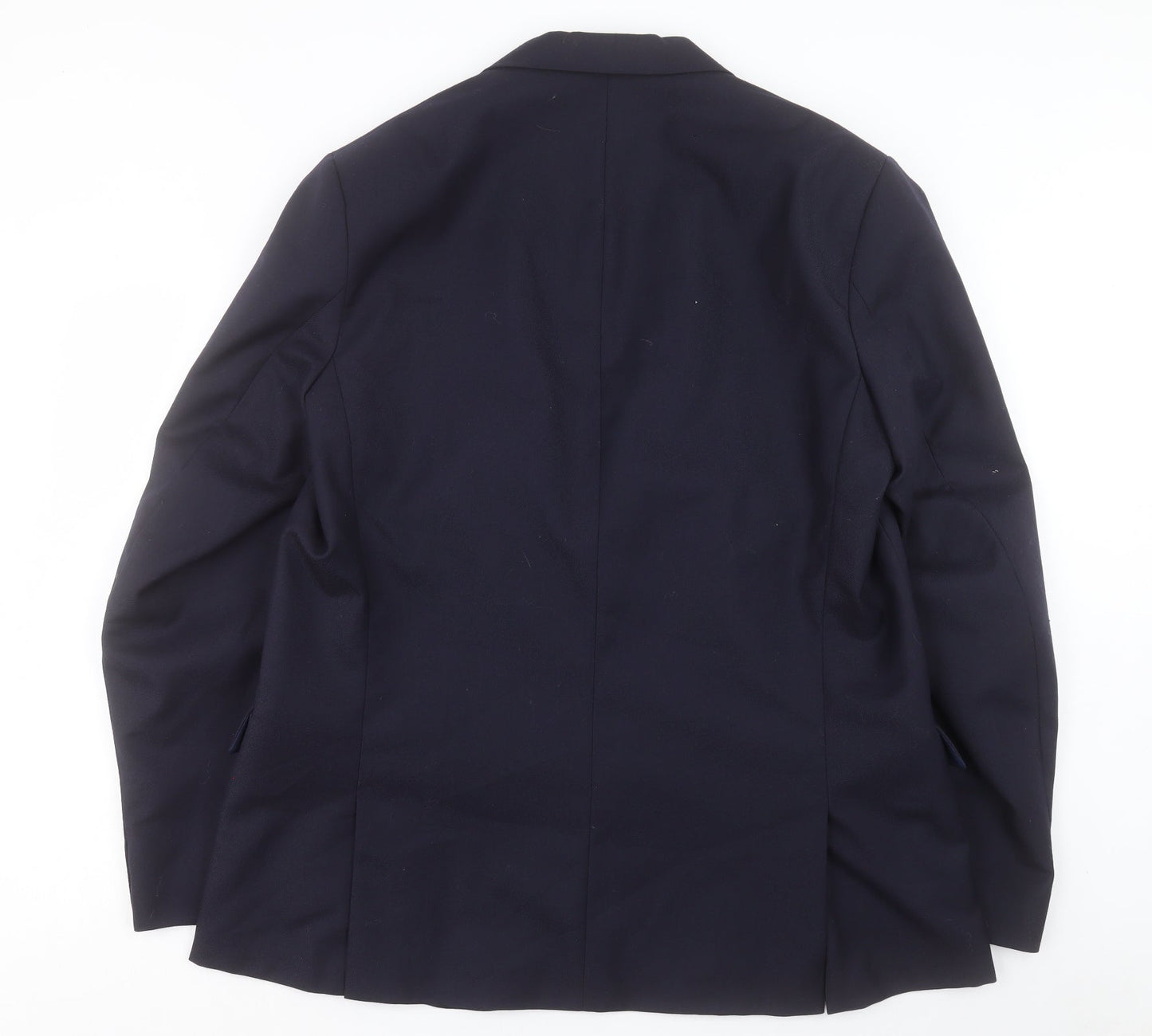Mens UK Size 46 Preworn Regular Blue Suit Jacket