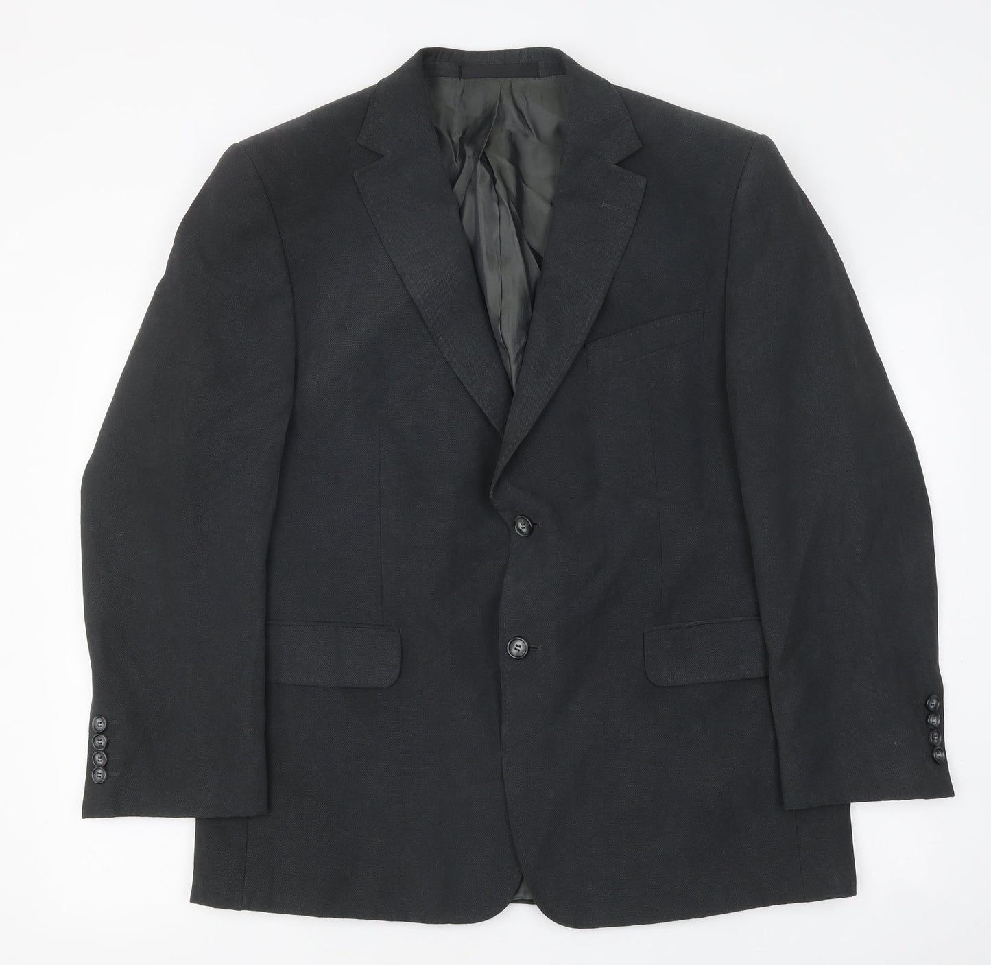 Mens UK Size 42 Marks and Spencer Regular Black Suit Jacket