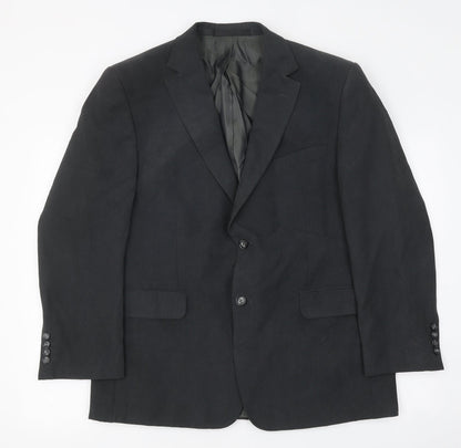 Mens UK Size 42 Marks and Spencer Regular Black Suit Jacket