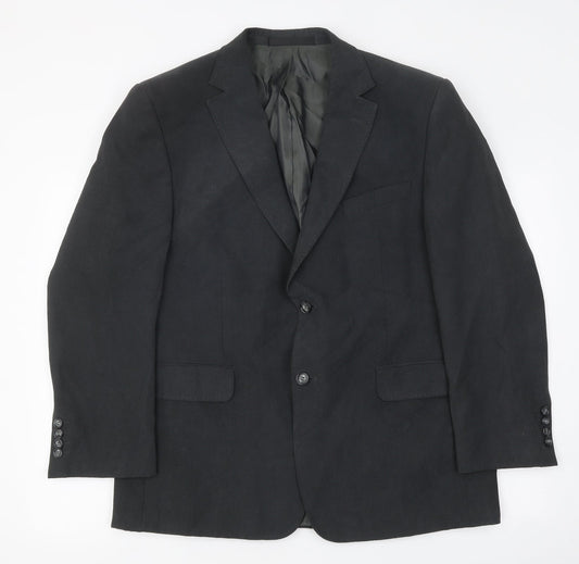 Mens UK Size 42 Marks and Spencer Regular Black Suit Jacket
