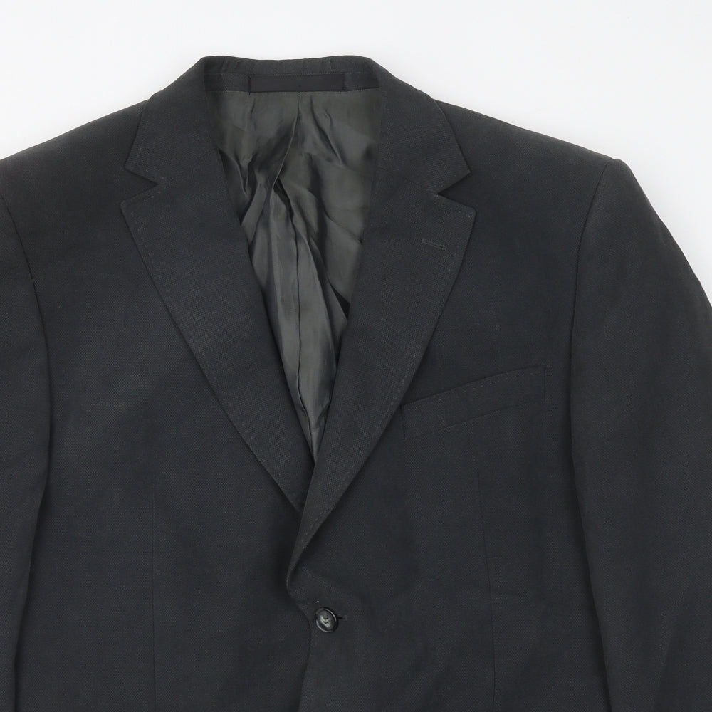 Mens UK Size 42 Marks and Spencer Regular Black Suit Jacket