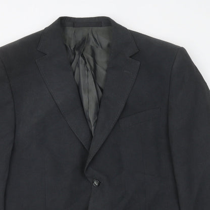 Mens UK Size 42 Marks and Spencer Regular Black Suit Jacket