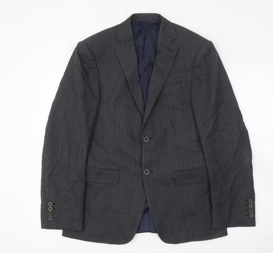 Mens UK Size 38 Marks and Spencer Regular Grey Suit Jacket