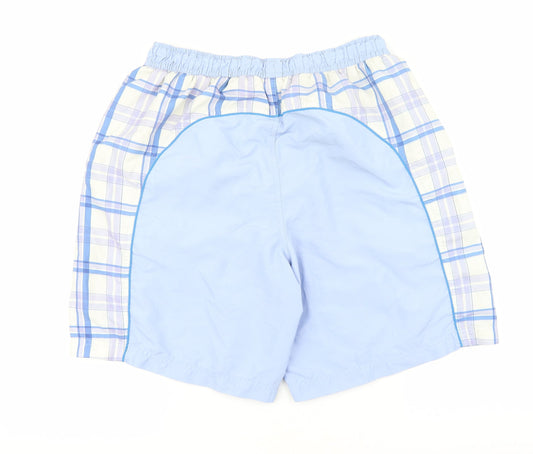 Preworn Mens Multicoloured Geometric Polyester Sweat Shorts Size L L9 in Regular - Swim Shorts