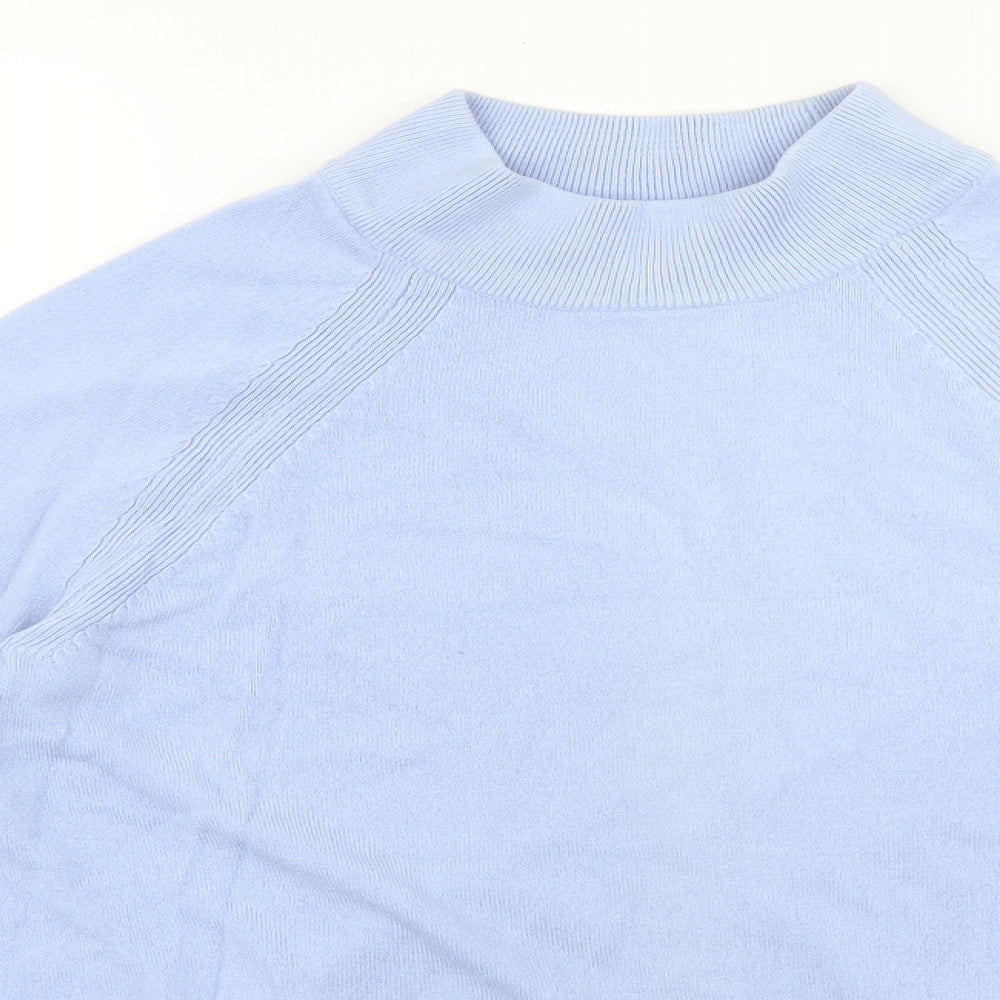 Womens UK Size 8 Marks and Spencer Blue Pullover Jumper