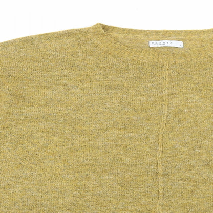 Womens UK Size L Papaya Yellow Pullover Jumper