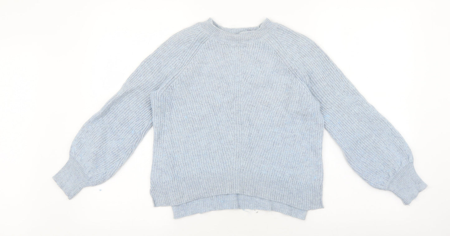 Womens UK Size S Marks and Spencer Blue Pullover Jumper