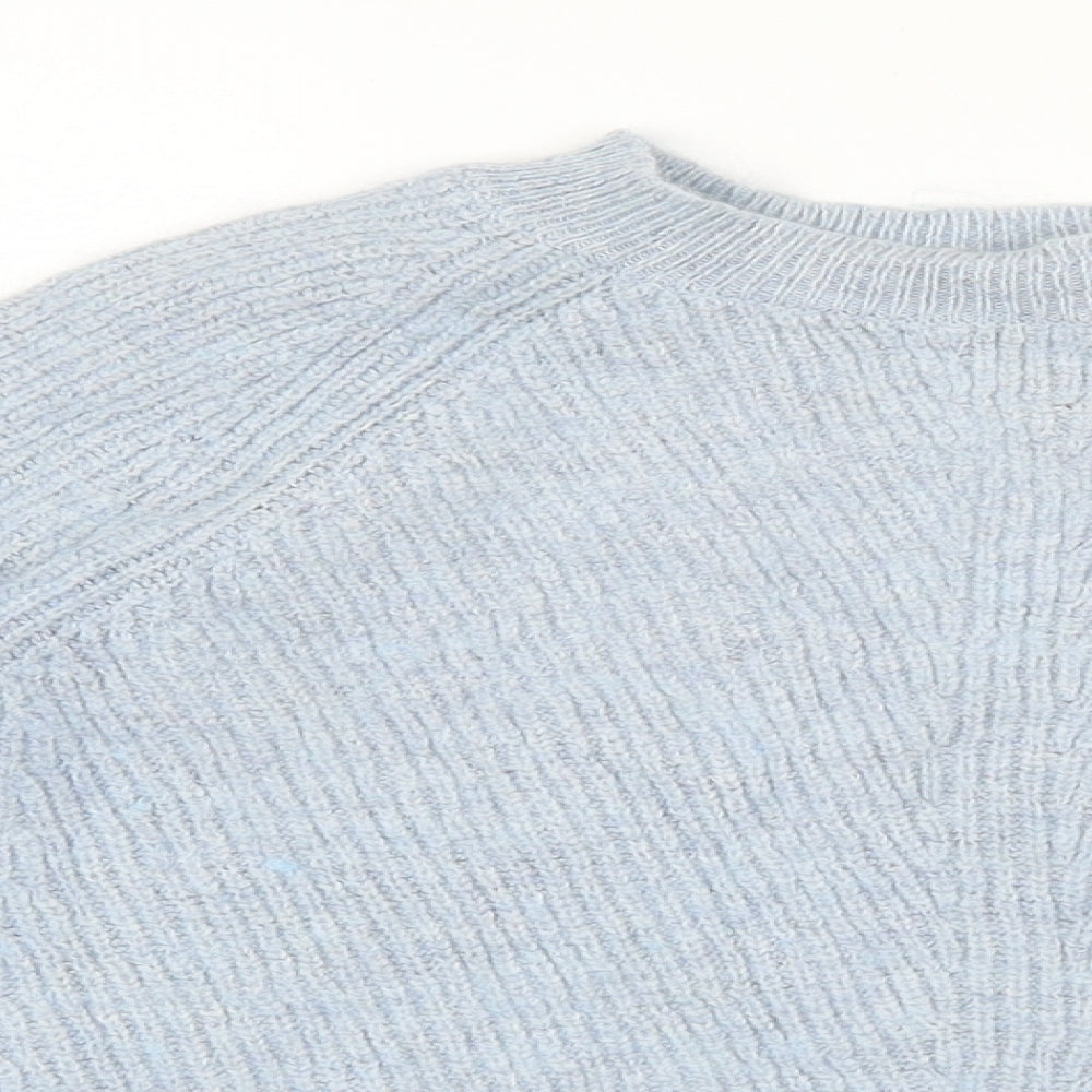 Womens UK Size S Marks and Spencer Blue Pullover Jumper