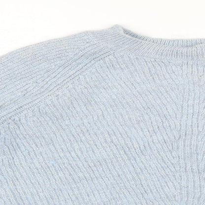 Womens UK Size S Marks and Spencer Blue Pullover Jumper
