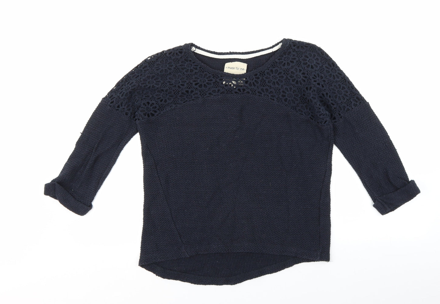 Womens UK Size 8 NEXT Blue Pullover Jumper