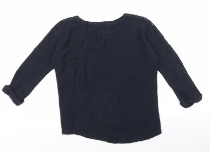 Womens UK Size 8 NEXT Blue Pullover Jumper