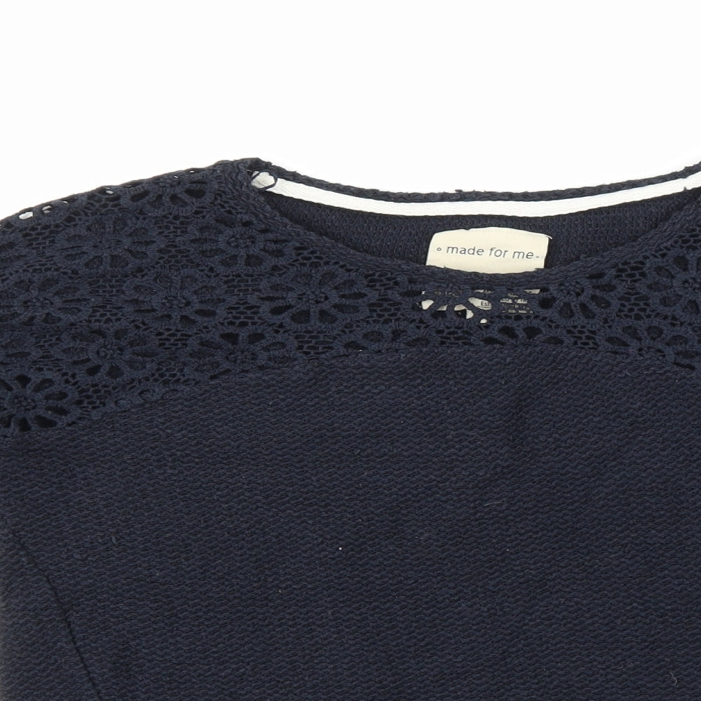 Womens UK Size 8 NEXT Blue Pullover Jumper