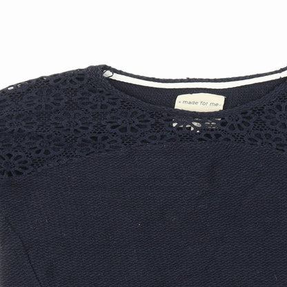 Womens UK Size 8 NEXT Blue Pullover Jumper