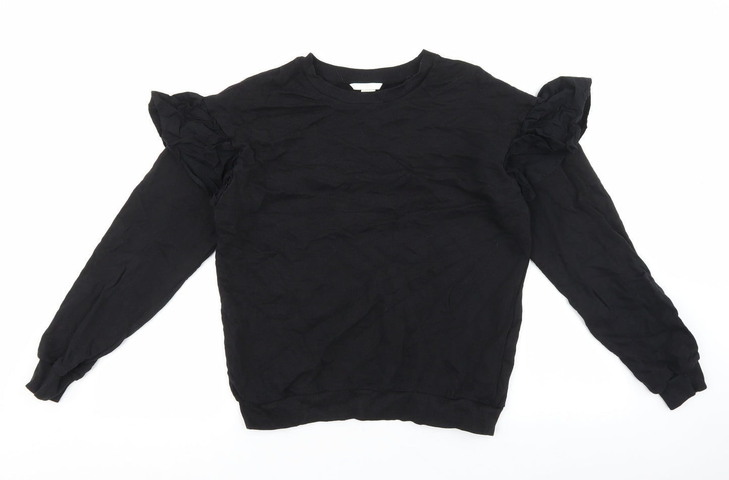 Womens UK Size S H&M Black Pullover Jumper