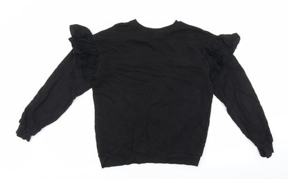 Womens UK Size S H&M Black Pullover Jumper