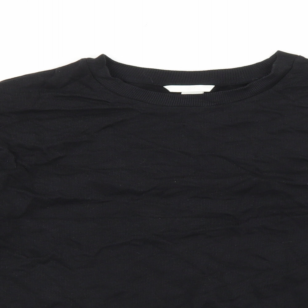 Womens UK Size S H&M Black Pullover Jumper