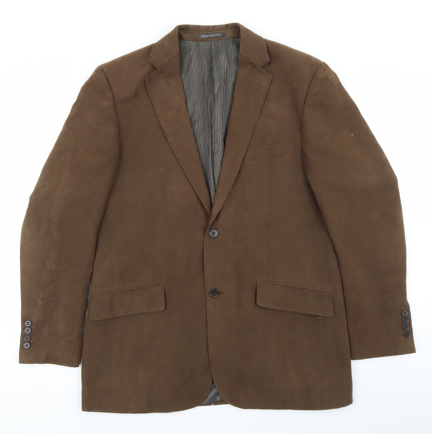 Mens UK Size 40 Greenwoods Regular Brown Suit Jacket