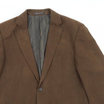 Mens UK Size 40 Greenwoods Regular Brown Suit Jacket