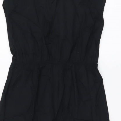 Be Beau Womens Black Cotton Mini Size 10 Sweetheart Pullover