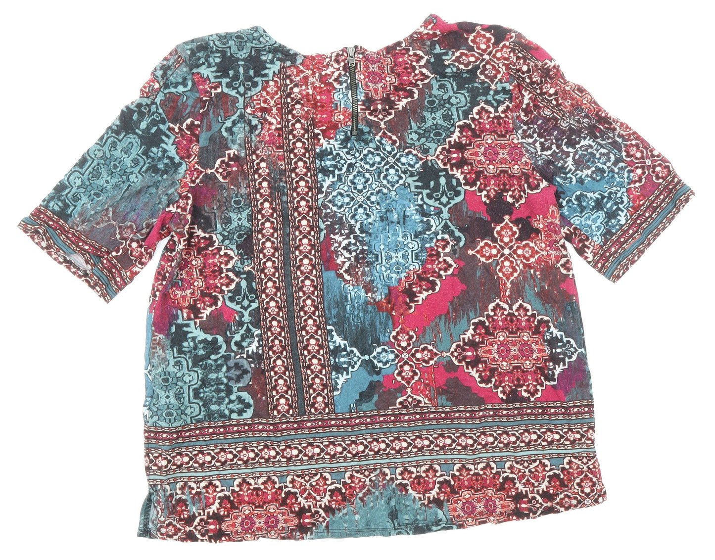 Womens UK Size 12 Monsoon Multicoloured Basic Blouse